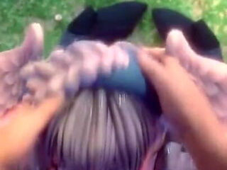 Melia Xenoblade Gets Her Face Fucked and Ends with a Mouthful of Cum POV