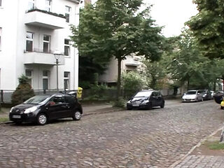 German BBW journalist with tattoos gets hardcore bed fuck in doggy style