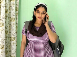 Indian virgin schoolgirl fucked her boyfriend for the first time tight pussy anal