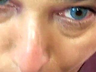 Sucking My Boyfriend's Cock and Drooling His Cum