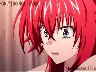 Teen MILF gives a hot hentai blowjob to animated cock