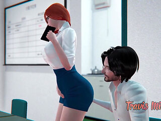 Fucking the Boss in the Office