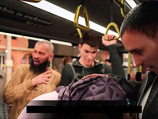 Yasmin Fucked by Strangers on Public Bus – Big Ass Anal Group Sex