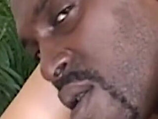 Horny Brunette Gets Doggystyle Fucked by the Huge Black Cock of Lexington Steele