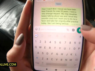 Flexible 18yo gymnast tricks her coach and stepdad – Mia Split part 1