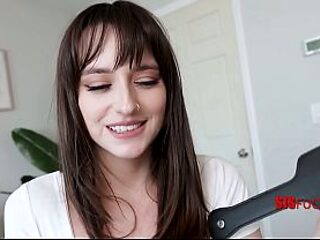 Innocent step-sister gets a surprise creampie