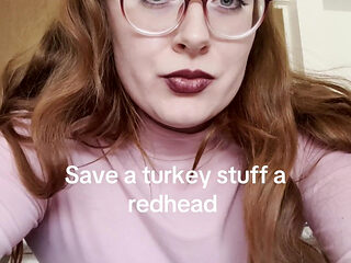 Save a Turkey Stuff a Redhead Happy Thanksgiving