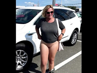 Real Teacher Joanne Tanner Exposed Outdoor - Big Natural Tits MILF Public Nudity