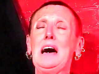 Granny Anal Fisting Session - Rough Tattooed Grandma Extreme Insertion