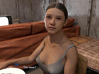 Curvy babe gives a handjob in an American taboo scenario