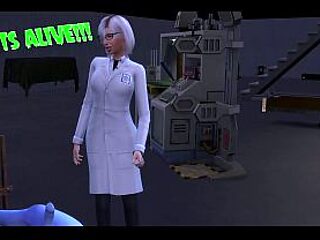 Dr. Fuckstein Gets Creampied by the Monster in a 3D Game