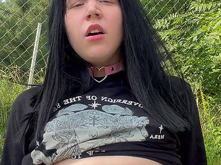 Goth Rides Your Cock with Ahegao Face