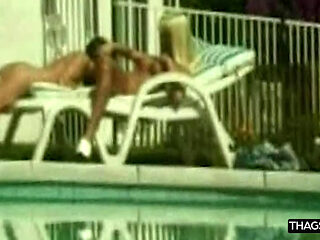 Mature Blonde Babe Stretched Wide in Outdoor Anal Action