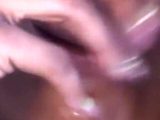 Black Cheerleader Has a Big Hard Cock for Her Wet Pussy