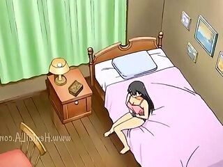 Young girl with big tits masturbates wet and hot