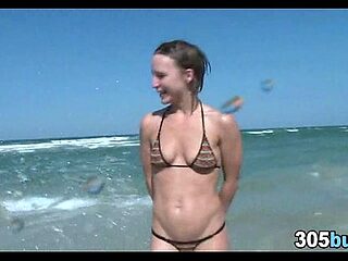 Teen amateur gets railed in a public place