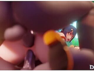 Genshin Impact - Xianling Fucked And Creampied - Car Toon