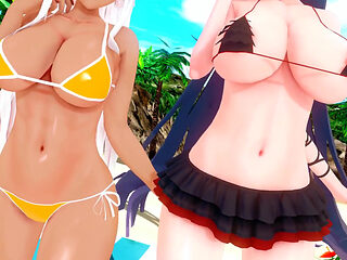 Summer Fucking with the Waifus