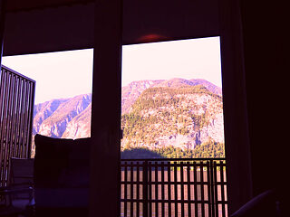 Luring a Stranger in Hallstatt: Balcony Strip & Raw Hotel Use - Deep Swallow Finish