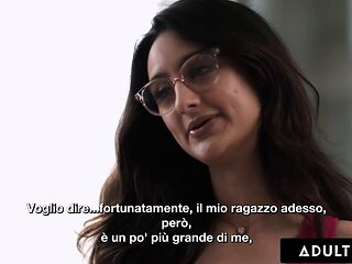 ADULT TIME - Eliza Ibarra Puts On Wrong Glasses  Fucks Her Stepbro Instead Of BF! ITALIAN SUBTITLES