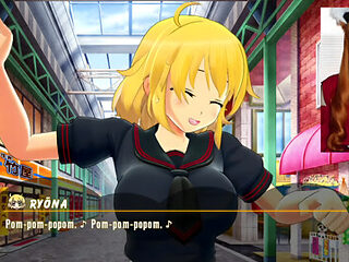 Omankovivi Bops Anime Tiddies Senran Kagura Peach Ball Cosplay With Gamer Girl