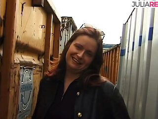 German Party Night: Hot Blonde Gets Hard Fucked Outdoor