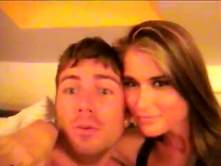 Gorgeous czech babe and her boyfriend making a sex tape at their home