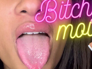 Bitchy Lips Mouth Fetish