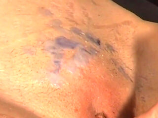 Mature Brunette MILF Gets Her Face Drenched in Cum