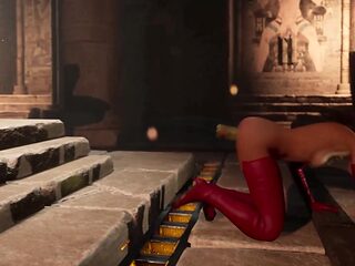 Anal session with magical toy
