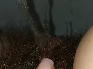 Pissing Woman, Hairy Pussy Pissing