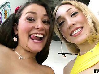 Allie Haze & Lily Labeau Get Their Assholes Drilled Hard - True Anal