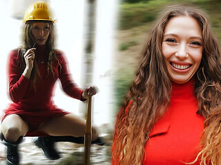 Laura Quest Public Outdoor Blowjob Adventure - Amateur Romanian Couple Fucking in Mountain Vlog