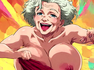 Big Boob Grans Dancing Animation
