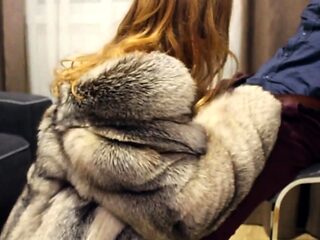 Romantic Tease in Fur for BDSM Blowjob
