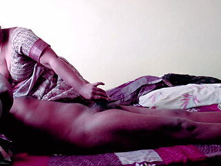 Sexy Hot Tamil Wife in Saree Pussy Fingered and Riding Cock Sex