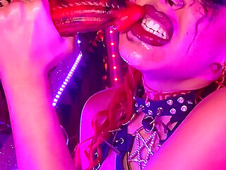 Busty Vampire Drains Your Cock with JOI