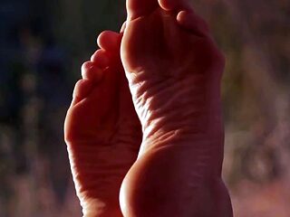 French Public Barefoot Babe Showing Feet Soles Foot Fetish