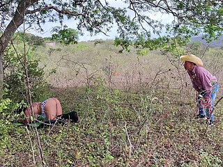 Rural stepfather fucks his busty, big-assed stepdaughter in the countryside.