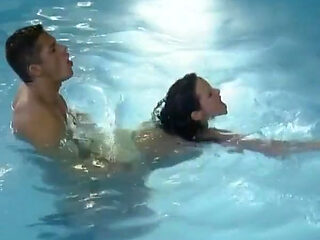 Busty German Slut Got Fucked in the Pool