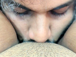 She loves eating her pussy and grants her with a juicy orgasm