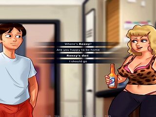 Jenny from Summertime Saga gives a milking session in this animated adventure by Misskitty2k