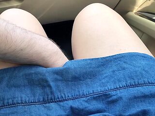 Hot madam teases in skirt as stranger touches her
