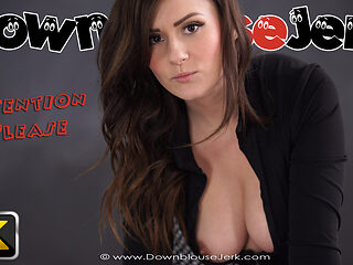 Charlie Rose in Attention Please - DownblouseJerk