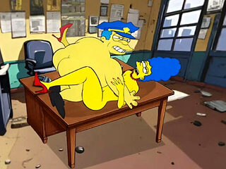 Horny Sheriff Fucks Married Housewife at Police Station - Animated Cuckold Sex Story