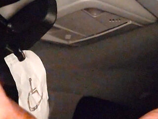 Big Warm Smelly Size 12 on the Dashboard