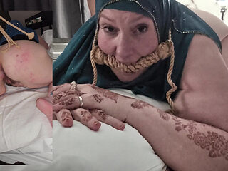 Hijabi Cripple Bum BDSM From Both Angles